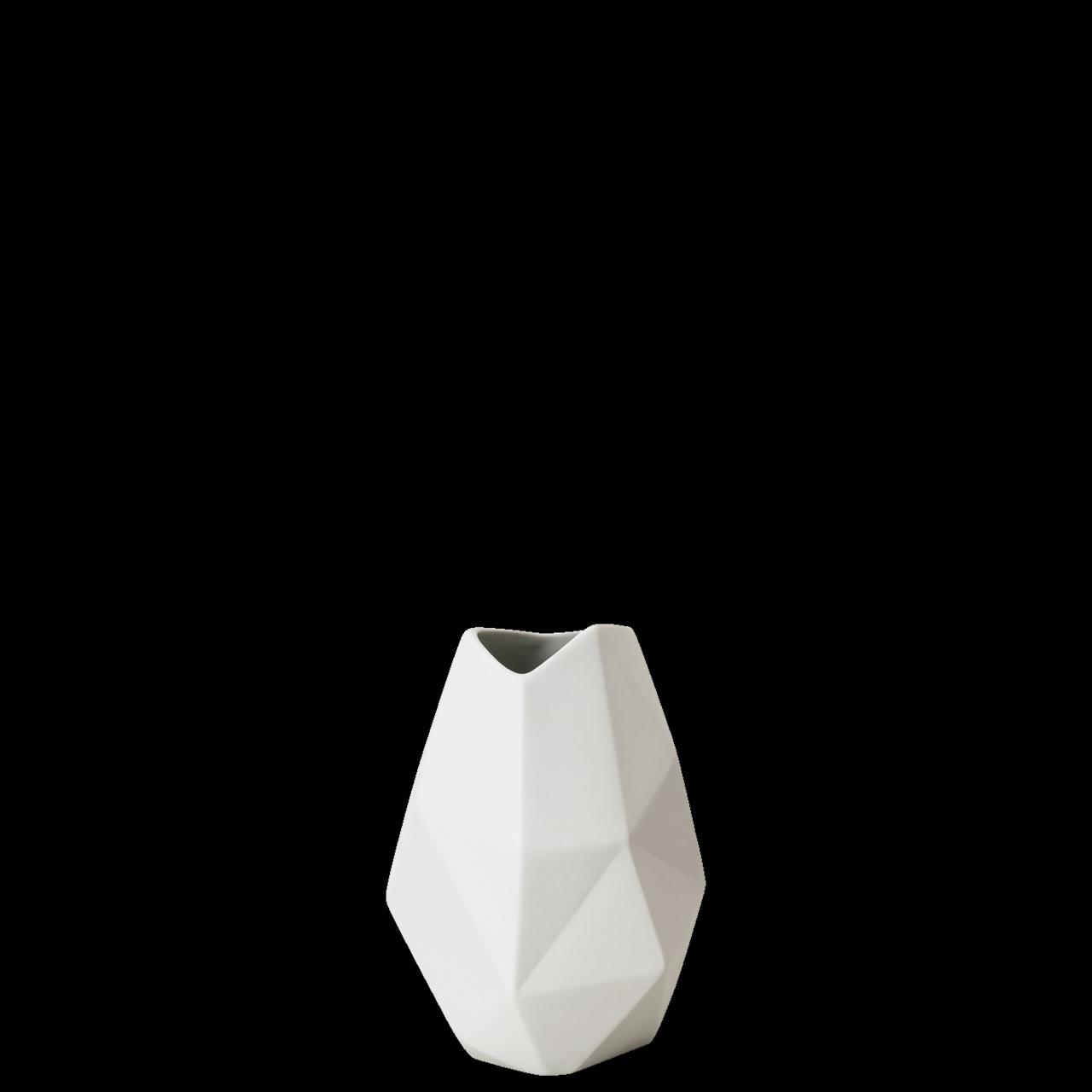 Středně velká váza Surface, kolekce Midivases, 14 cm, bílá