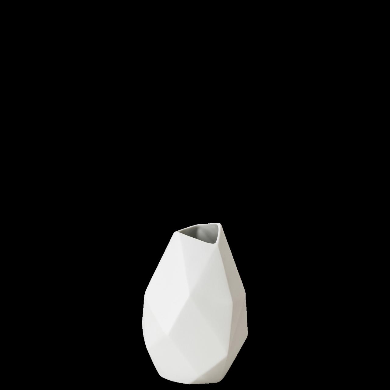 Středně velká váza Surface, kolekce Midivases, 14 cm, bílá