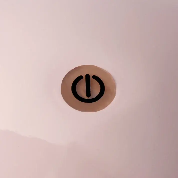 Bezdrátová dobíjecí LED lampa Bobbine, 30 cm, světle růžová