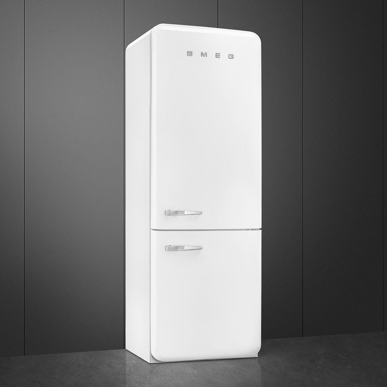 SMEG 50's RS kombinovaná lednice s mrazákem dole 344l/137l otv.pravé 205x70 cm krémová 