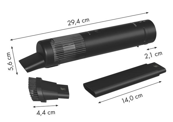 Bezdrátový ruční vysavač Enfinigy XTEND, startovací set, černá