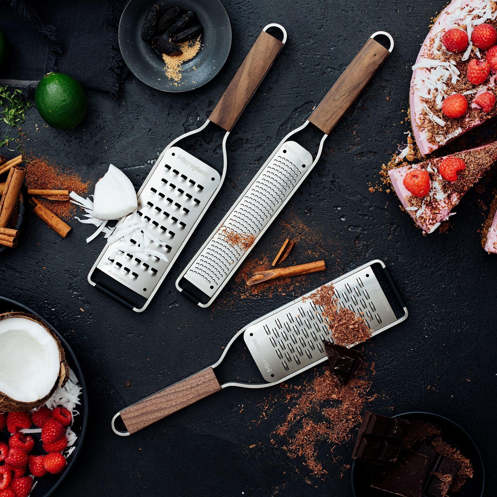 Microplane Master set struhadel 3ks (43320+43308+43308), dřevěná rukojeť 