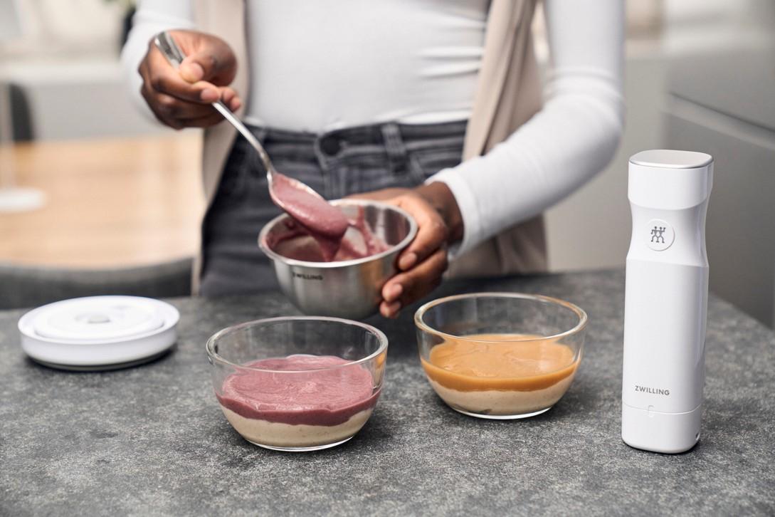 Vakuovací skleněná miska + víčko Fresh & Save, Ø 12 cm / 0,35 l