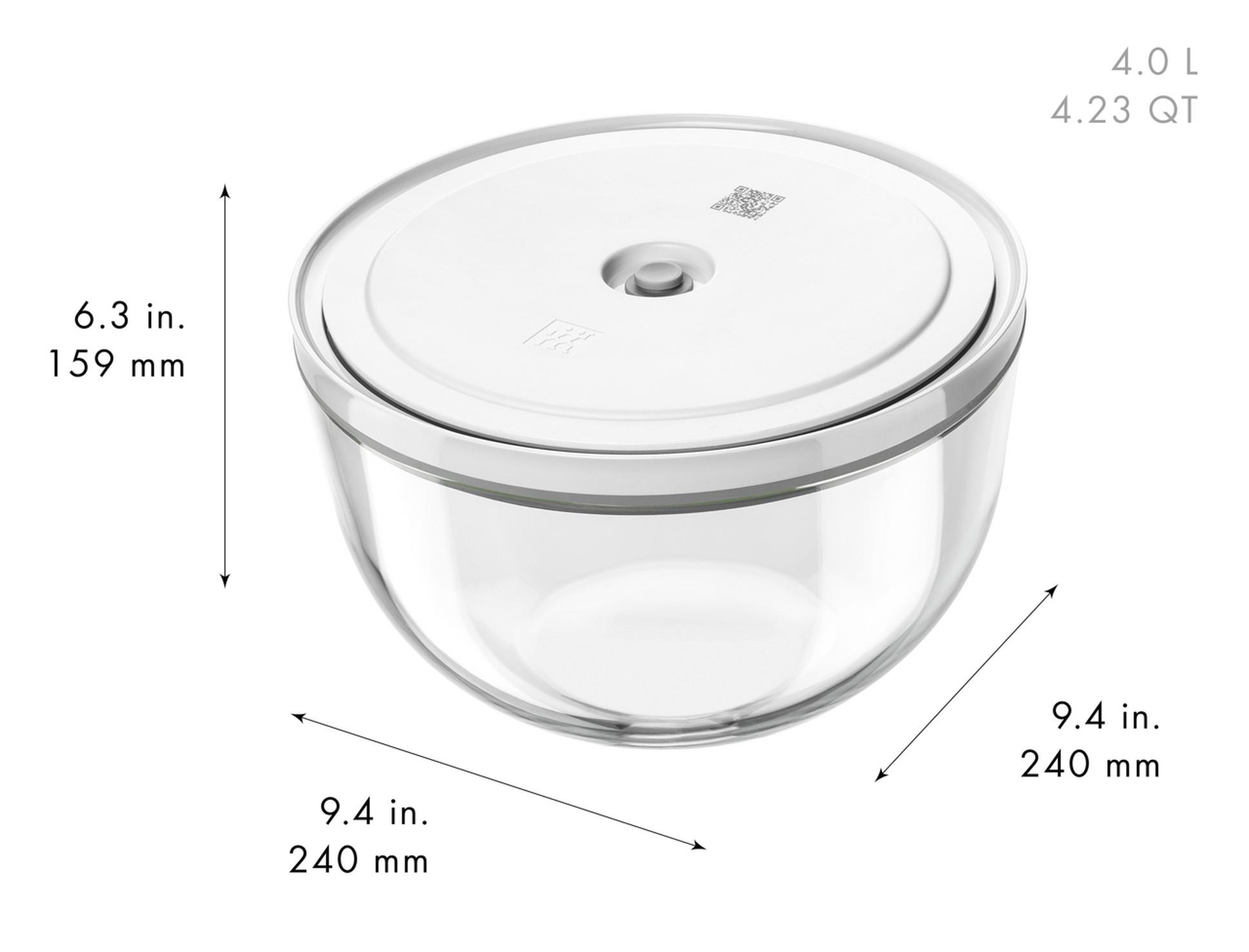 Vakuovací skleněná mísa + víčko Fresh & Save, Ø 24 cm / 4,0 l