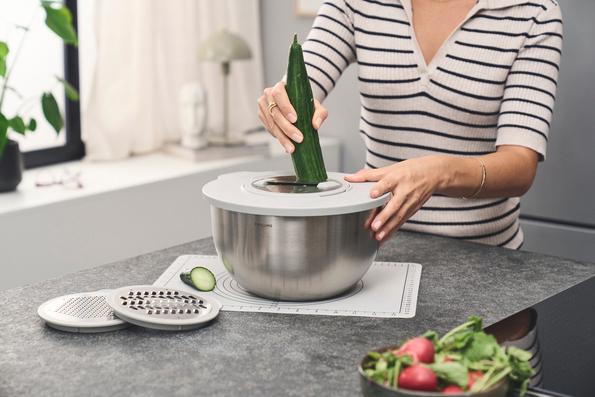 Vakuovací nerezová mísa + víčko Fresh & Save, Ø 24 cm / 4,0 l