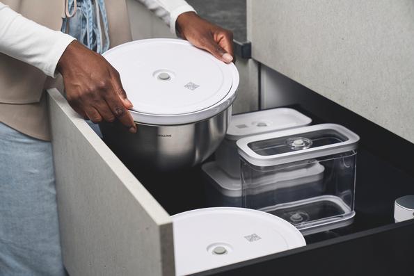 Vakuovací nerezová mísa + víčko Fresh & Save, Ø 24 cm / 4,0 l