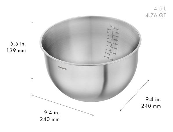 Sada vakuovacích nerezových mís Fresh & Save, Ø 12 / 18 / 24 cm, 3 ks