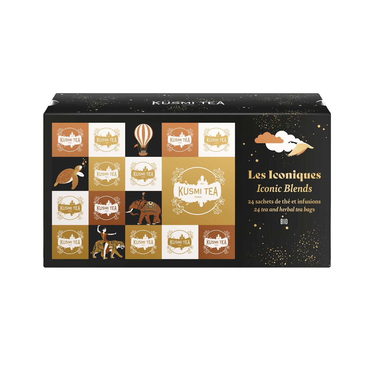 Dárkový sada Vánoční ikony 2025, Bio, 24 sáčků