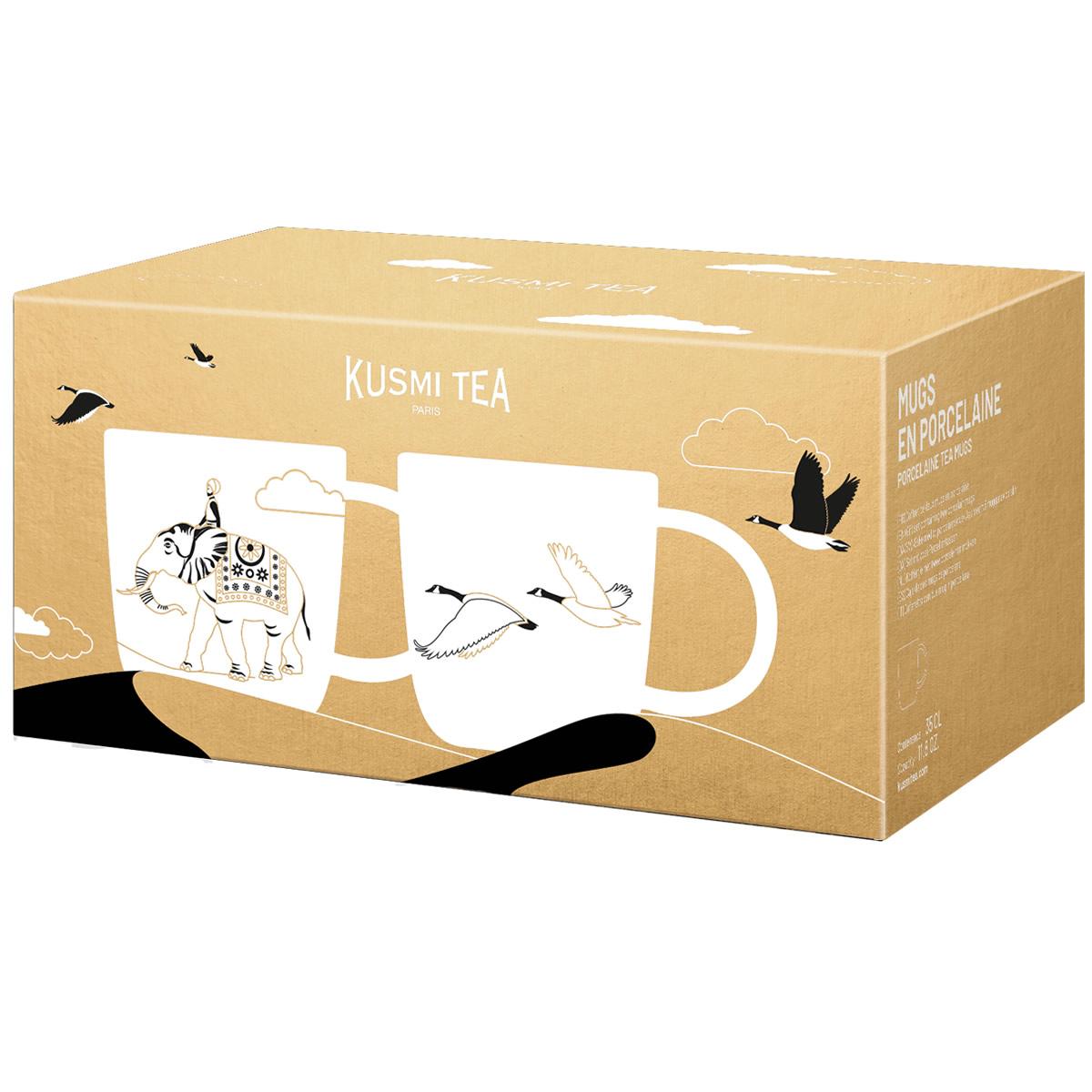 Dárkový vánoční set 2 hrnků 2025, motiv Cesta kolem světa za 80 dní