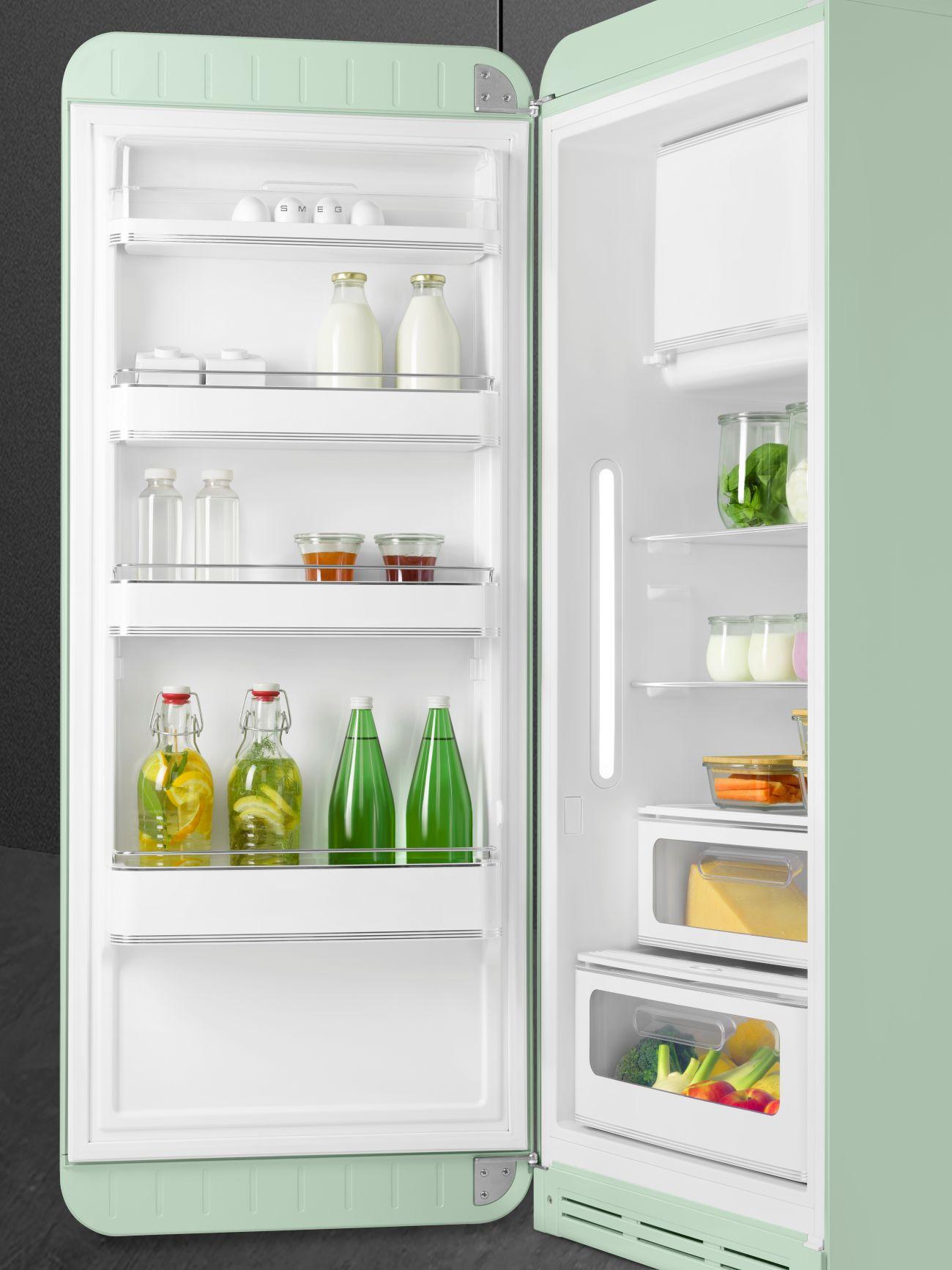 Chladnička s mrazícím boxem FAB28L, 244 l/26 l, levé otvírání, 153x60 cm, černá 