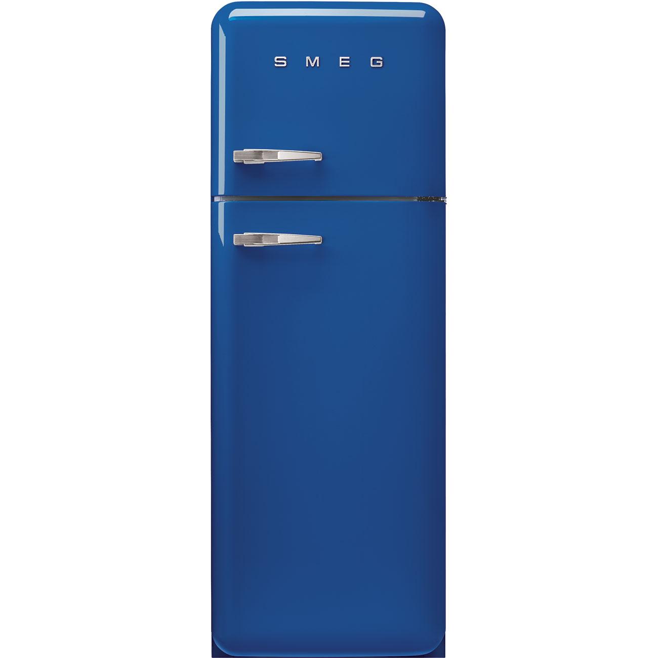 SMEG 50's RS kombinovaná lednice s mrazákem nahoře 222l/72l otv.pravé 172x60 cm tmavě modrá