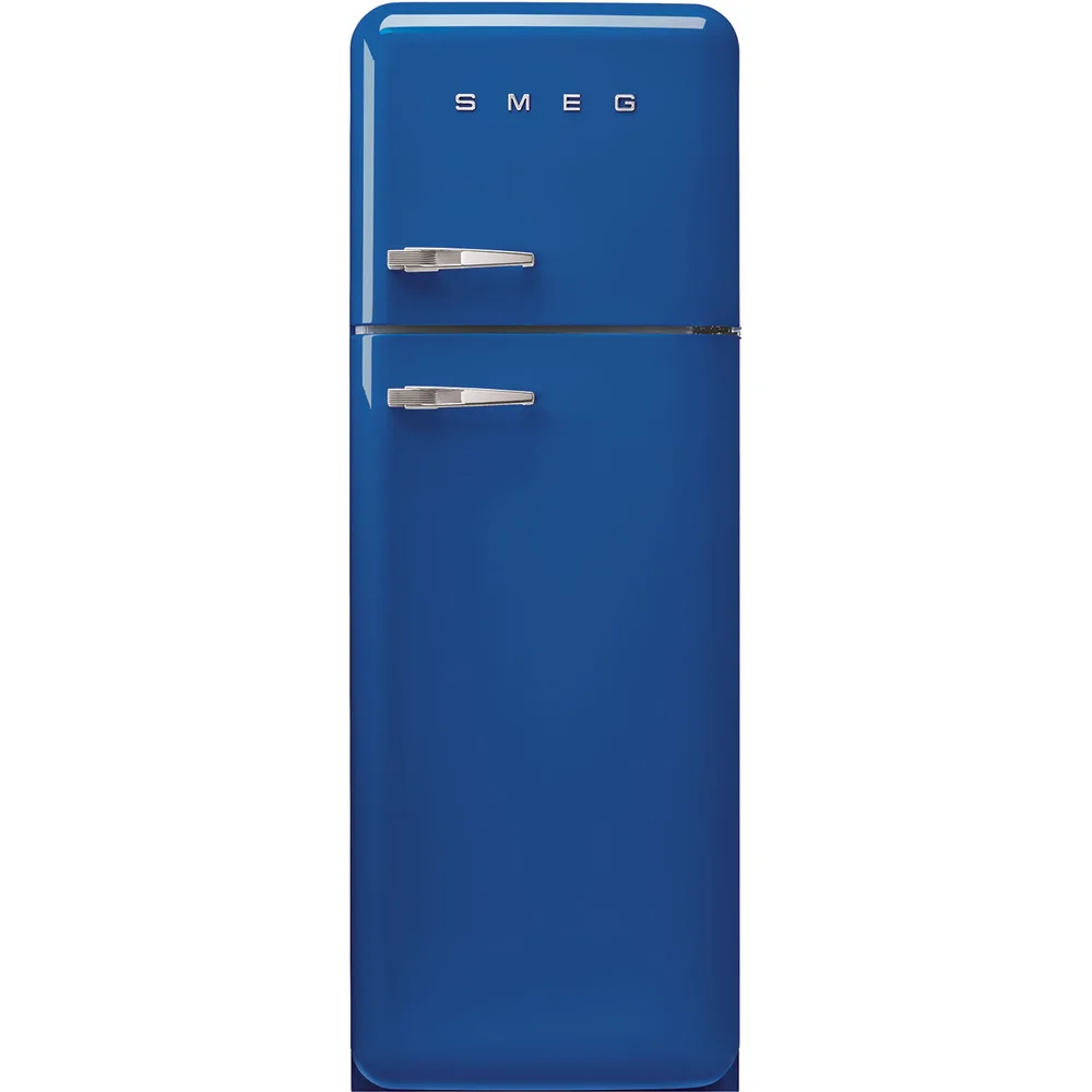 SMEG 50's RS kombinovaná lednice s mrazákem nahoře 222l/72l otv.pravé 172x60 cm tmavě modrá