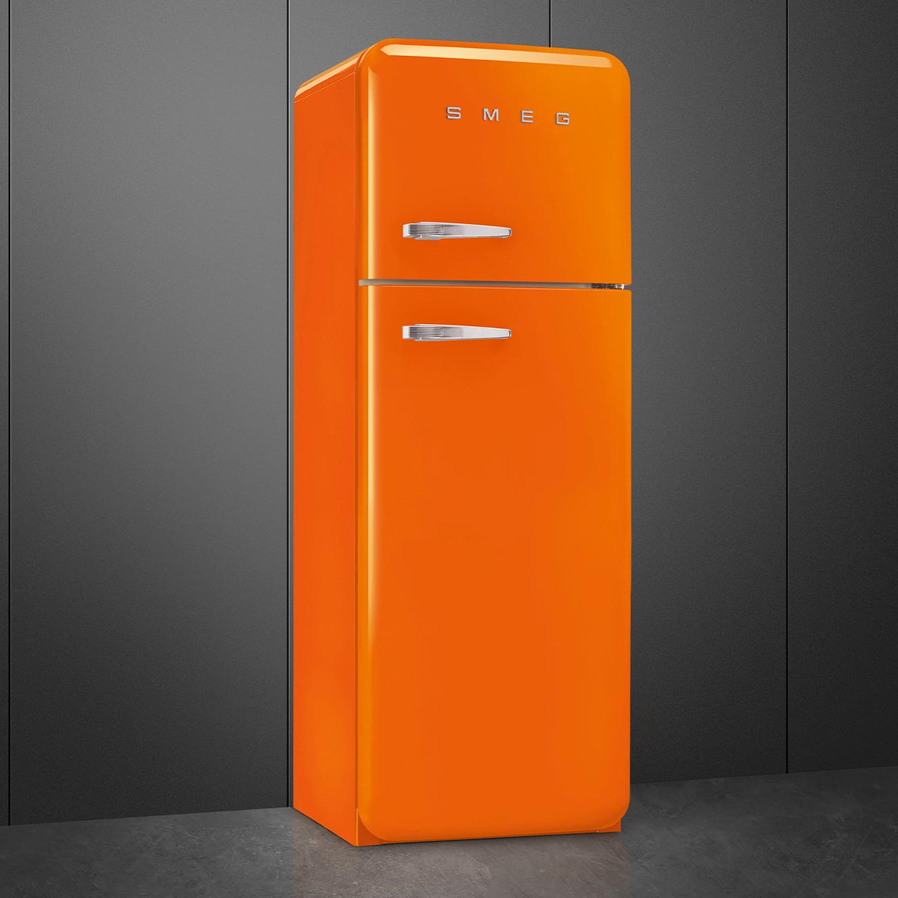 SMEG 50's RS kombinovaná lednice s mrazákem nahoře 222l/72l otv.pravé 172x60 cm tmavě modrá