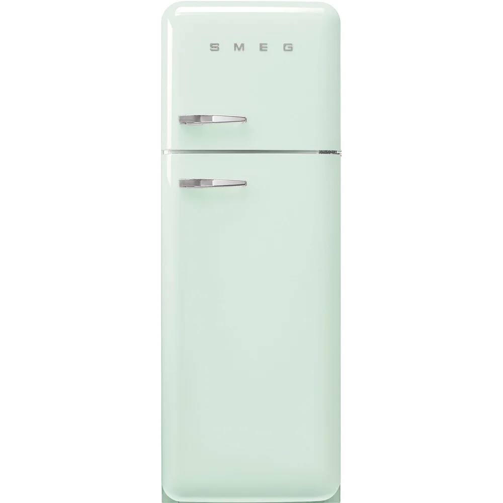 SMEG 50's RS kombinovaná lednice s mrazákem nahoře 222l/72l otv.pravé 172x60 cm pastelově zelená