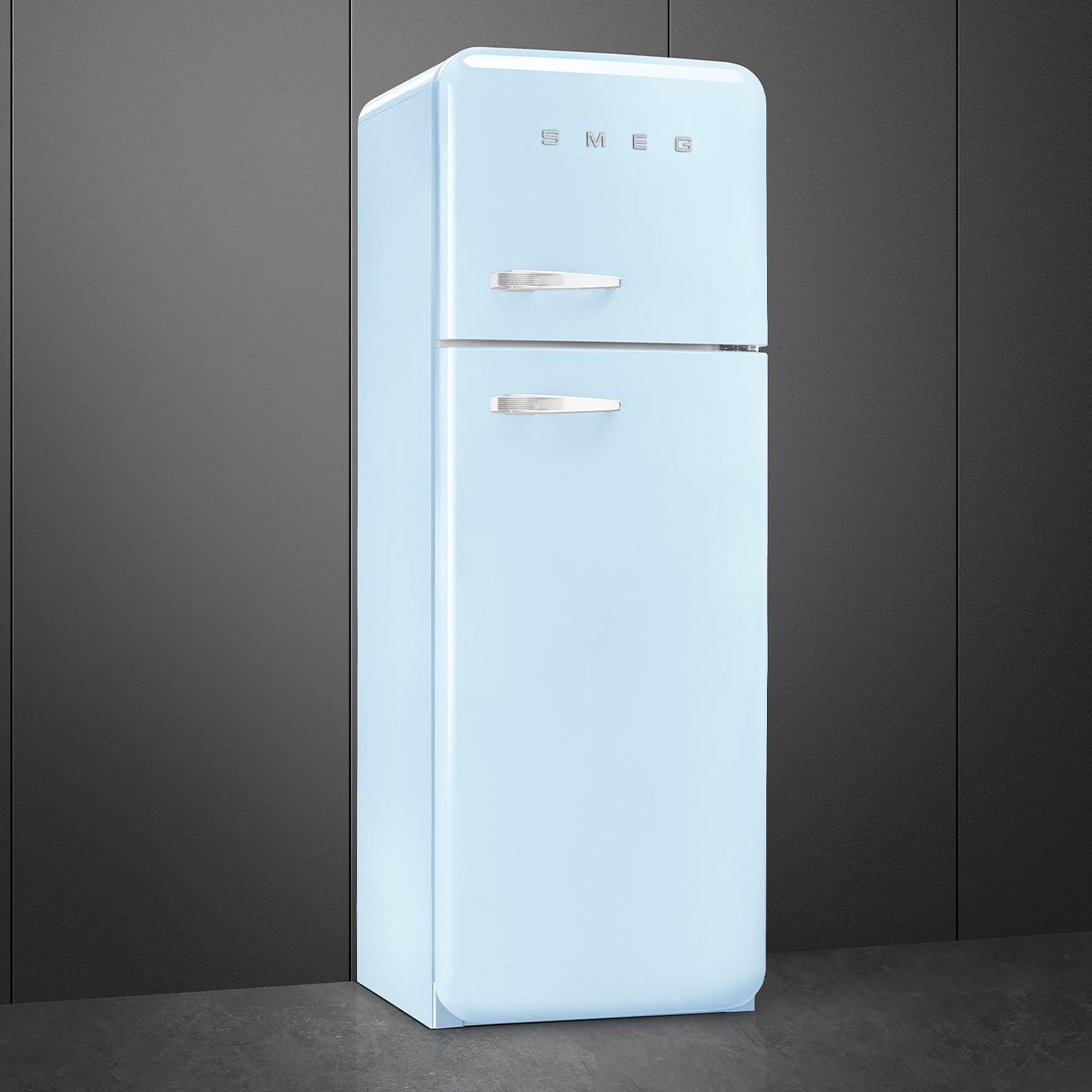 SMEG 50's RS kombinovaná lednice s mrazákem nahoře 222l/72l otv.pravé 172x60 cm tmavě modrá