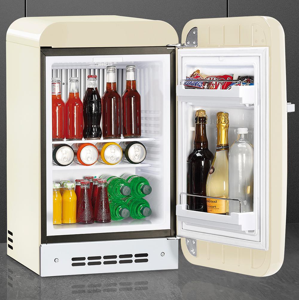 Lednice "Minibar", FAB5R, 34 l, otvírání pravé, 74x40 cm, krémová