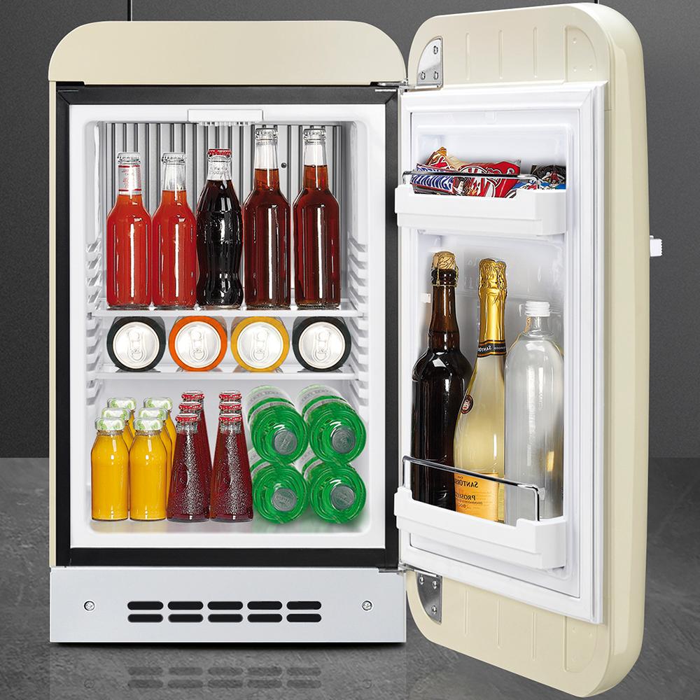 Lednice "Minibar", FAB5R, 34 l, otvírání pravé, 74x40 cm, krémová