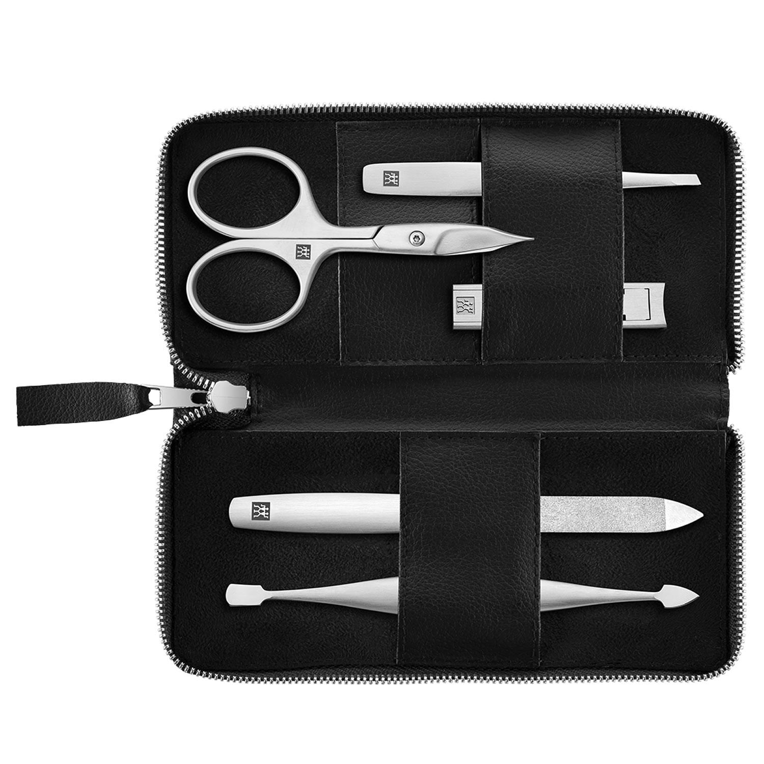 Premium manikúra AppleSkin, 5 ks (nůžky, štípátko), černá