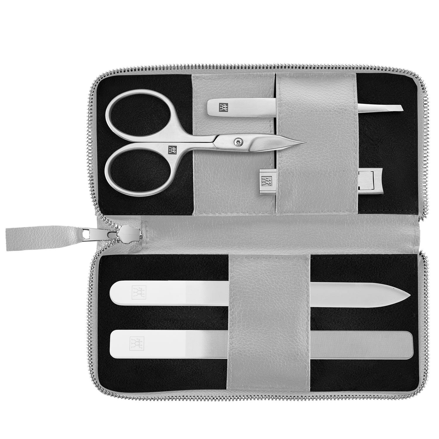 Premium manikúra AppleSkin, 5 ks (nůžky, štípátko), šedá