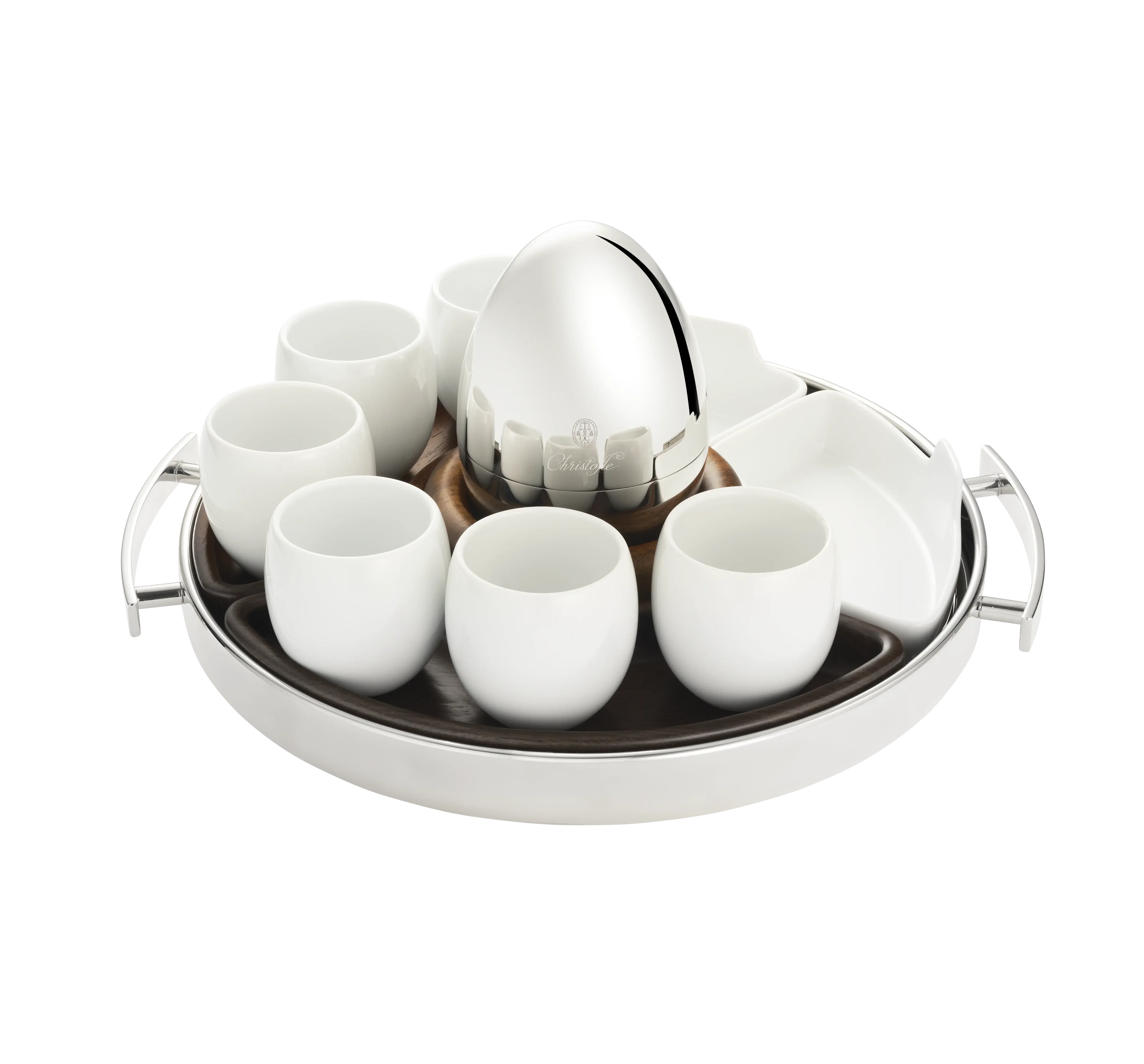 Kulatý servírovací podnos Mood Coffee, 32 cm 