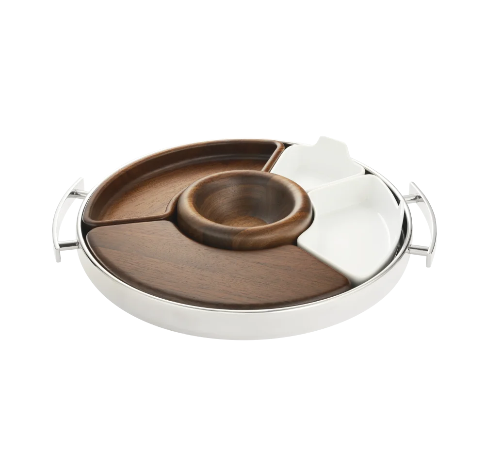 Kulatý servírovací podnos Mood Coffee, 32 cm 