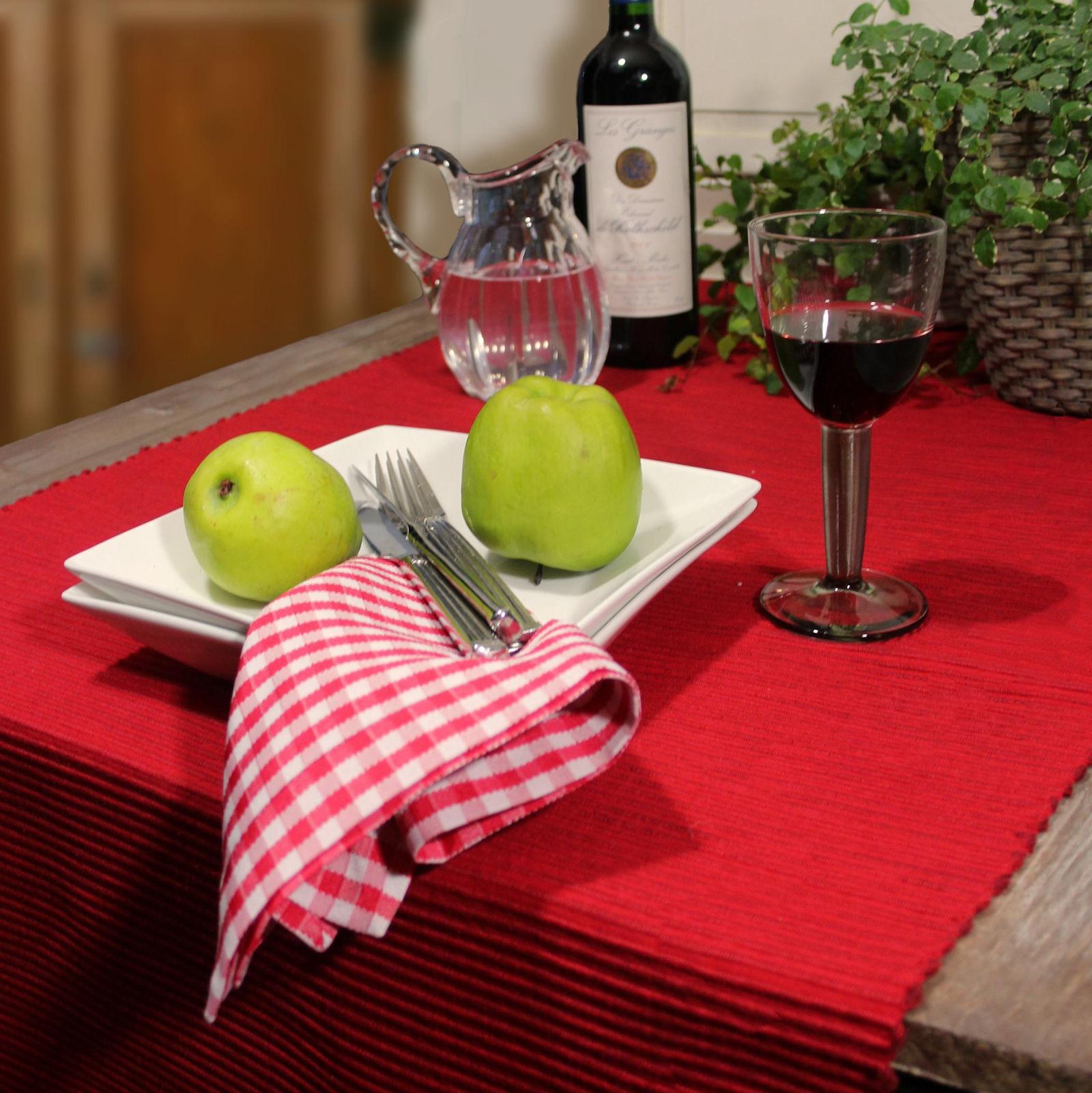 Běhoun na stůl Breeze, 50 x 140 cm, red