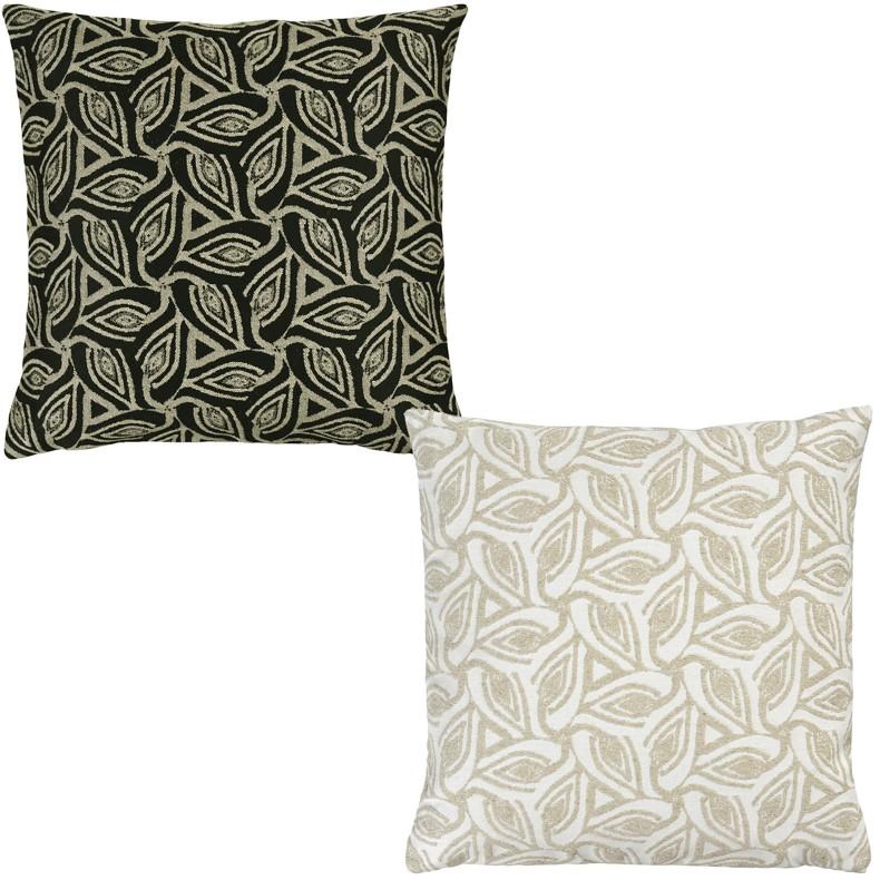 Žakárový běhoun na stůl Lanika, 40 x 100 cm, black/beige