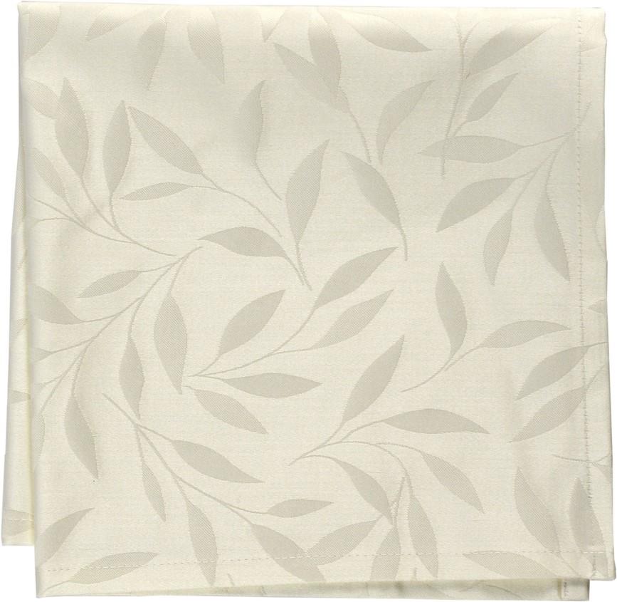 Damaškový ubrus Como, Ø 170 cm, creme