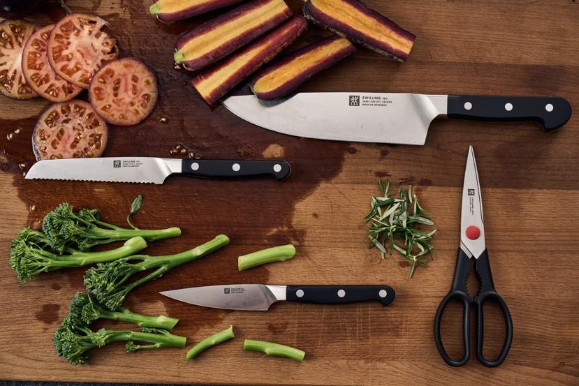 Samoostřící blok s noži a nůžkami Pro, 7 ks, antracitová