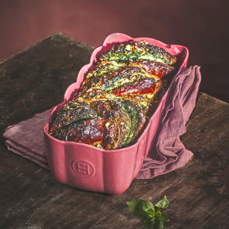 Forma na biskupský chlebíček Madeleine, 29 x 13,5 cm, růžová Candy