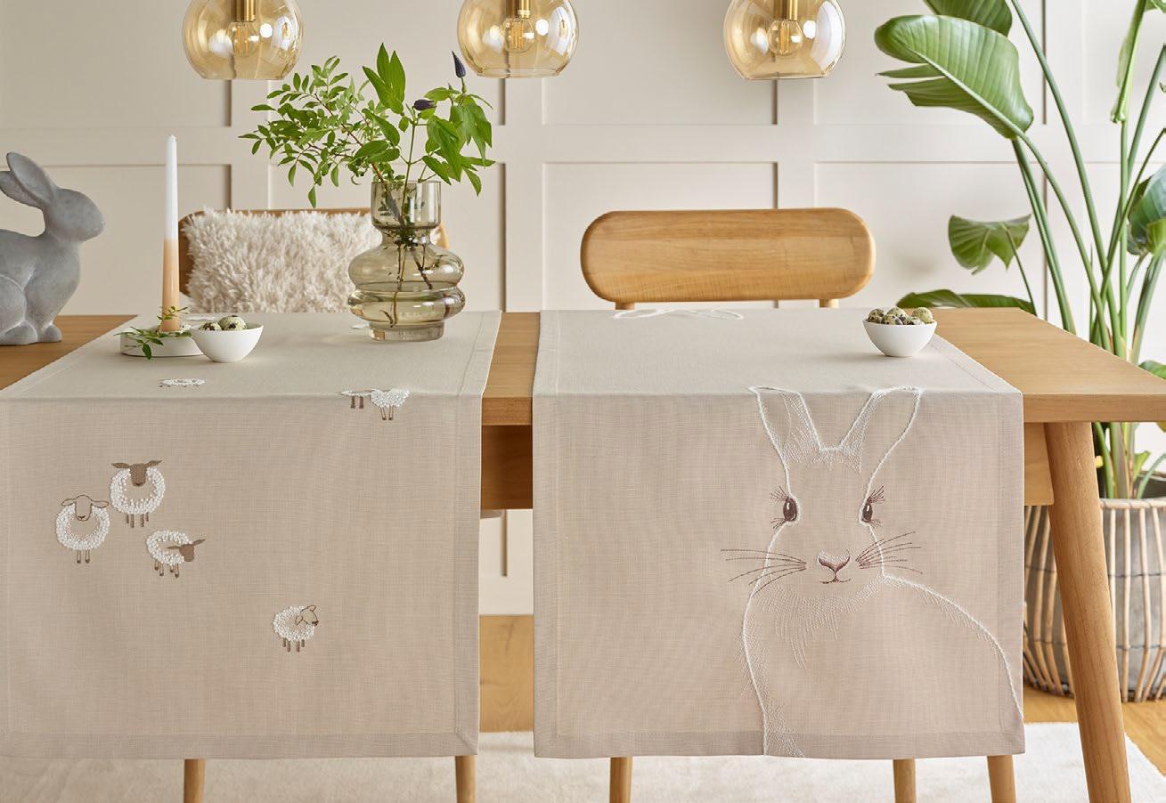 Běhoun na stůl Cork, 50 x 150 cm, desert sand