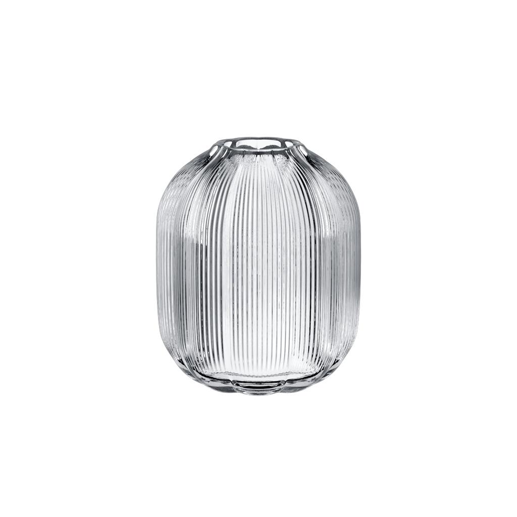 Skleněná váza Fleur, 19 cm