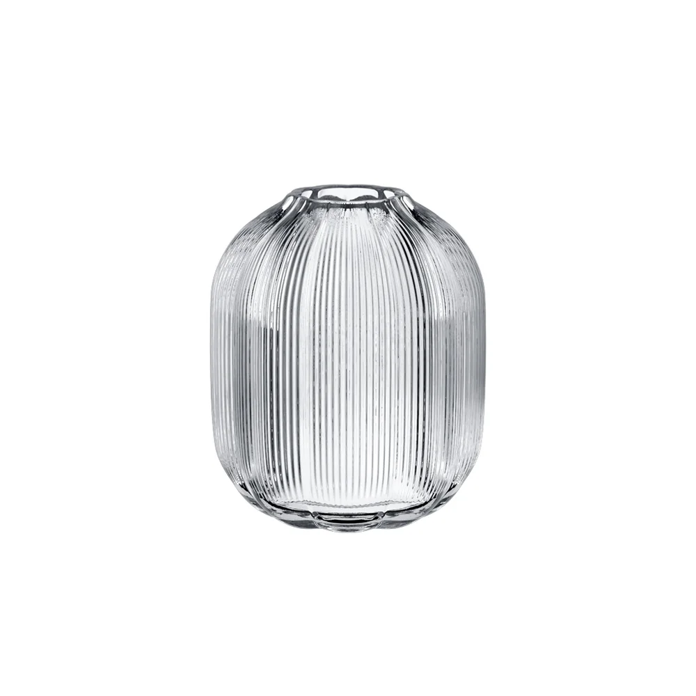 Skleněná váza Fleur, 19 cm