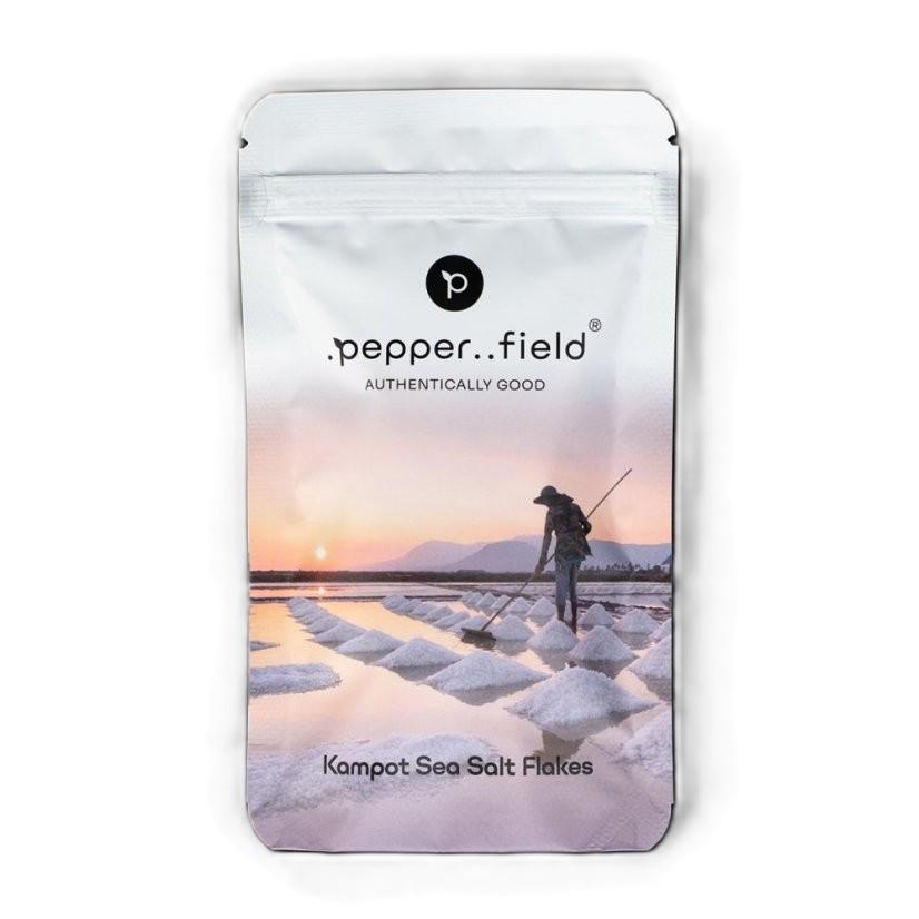 Solné pyramidy - Sea Salt Flakes - výběr největších krystalů solných vloček, 100 g