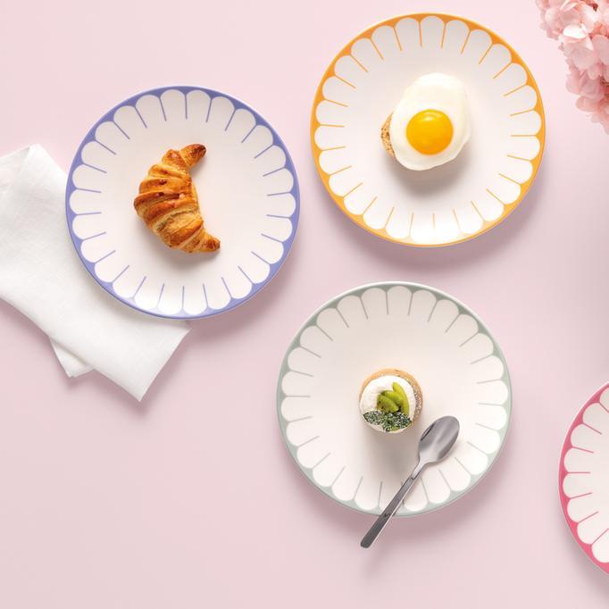 Dezertní talíř Fleur Bleu, Ø 21 cm