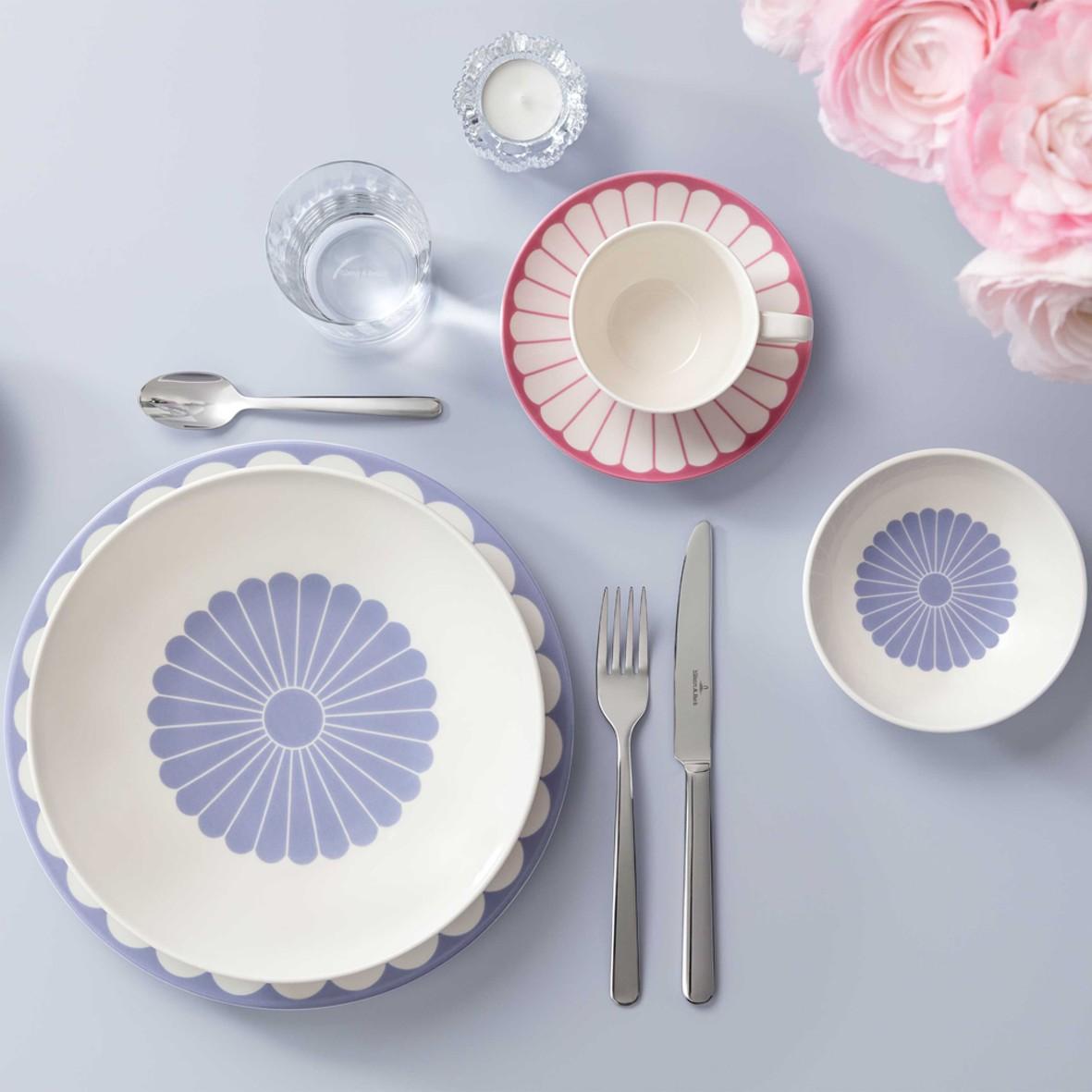 Hluboký talíř / talíř na těstoviny Fleur Bleu, Ø 24 cm