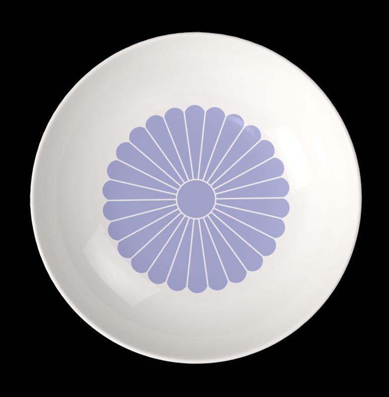 Hluboký talíř / talíř na těstoviny Fleur Bleu, Ø 24 cm