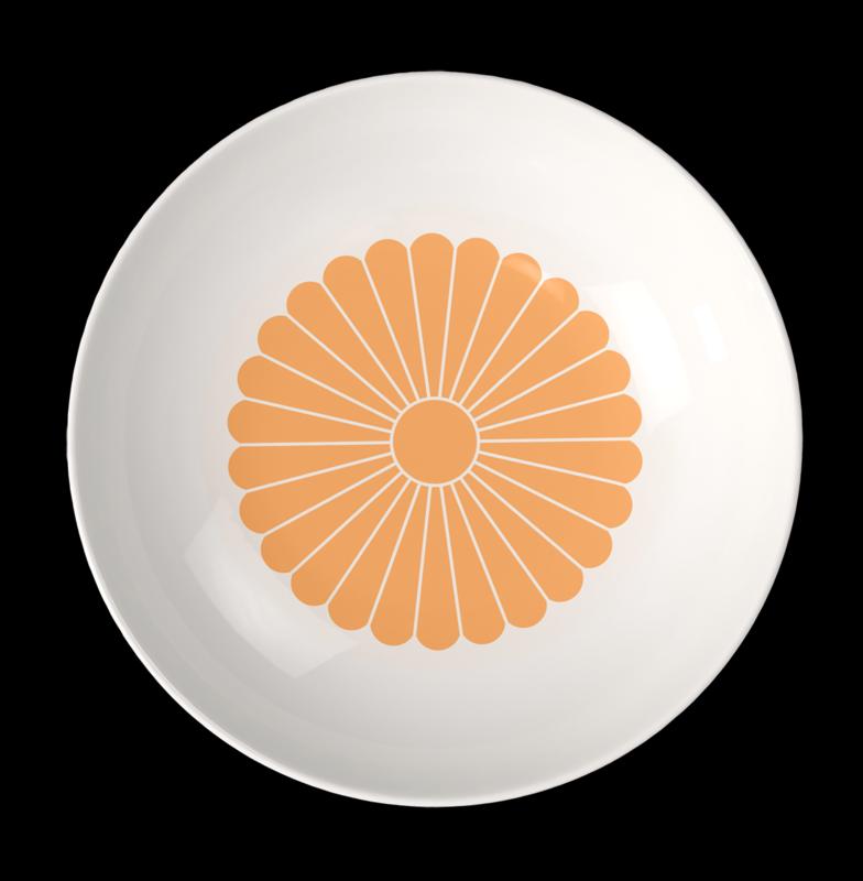 Hluboký talíř / talíř na těstoviny Fleur Soleil, Ø 24 cm