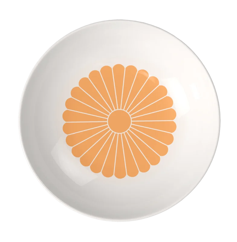 Hluboký talíř / talíř na těstoviny Fleur Soleil, Ø 24 cm