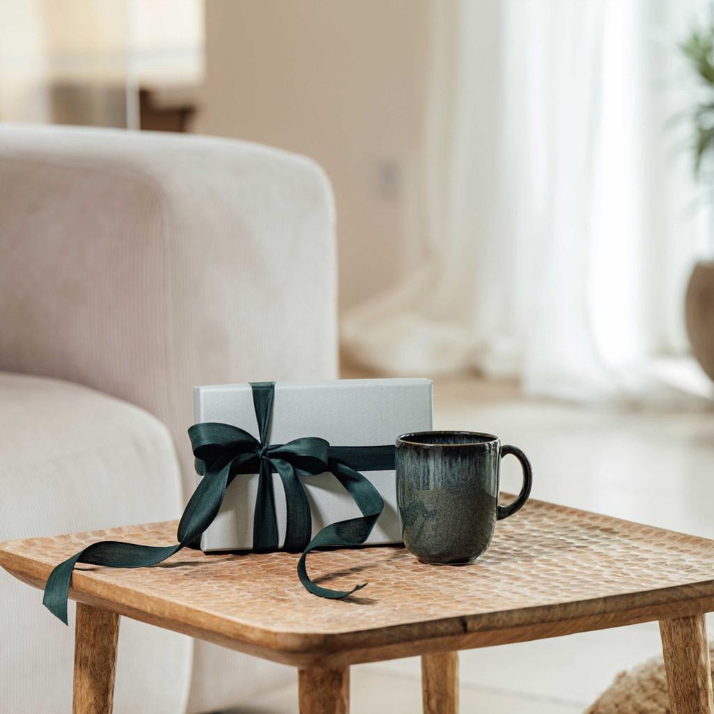 Kameninový hrnek Lave vert, 0,4 l