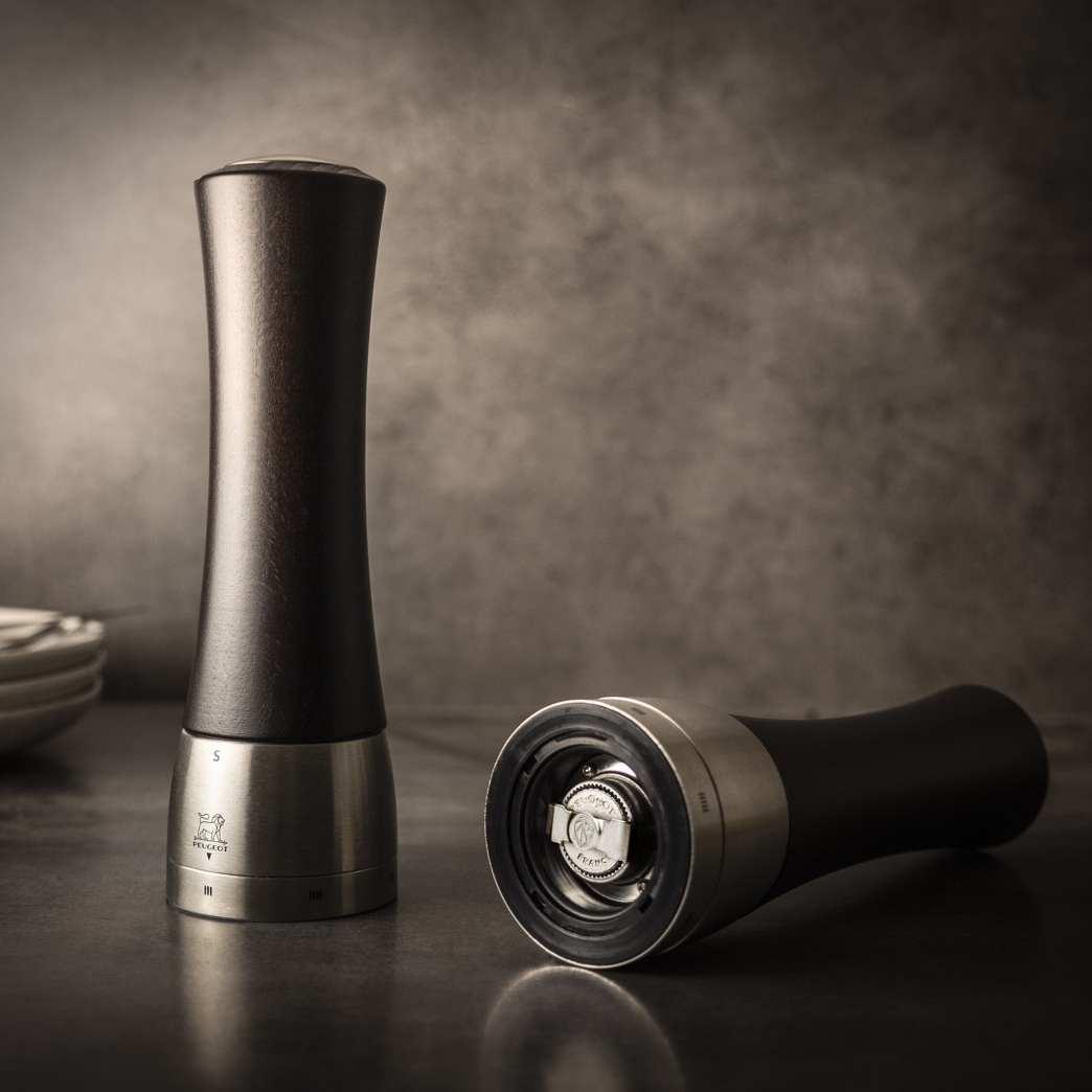 Mlýnek na sůl Madras Zirlion, 16 cm, čokoládový / nerez