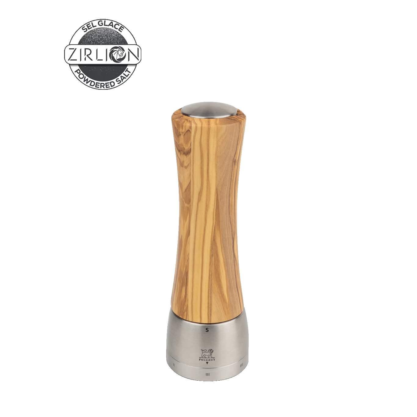 Mlýnek na sůl Madras Zirlion, 21 cm, olivové dřevo / nerez