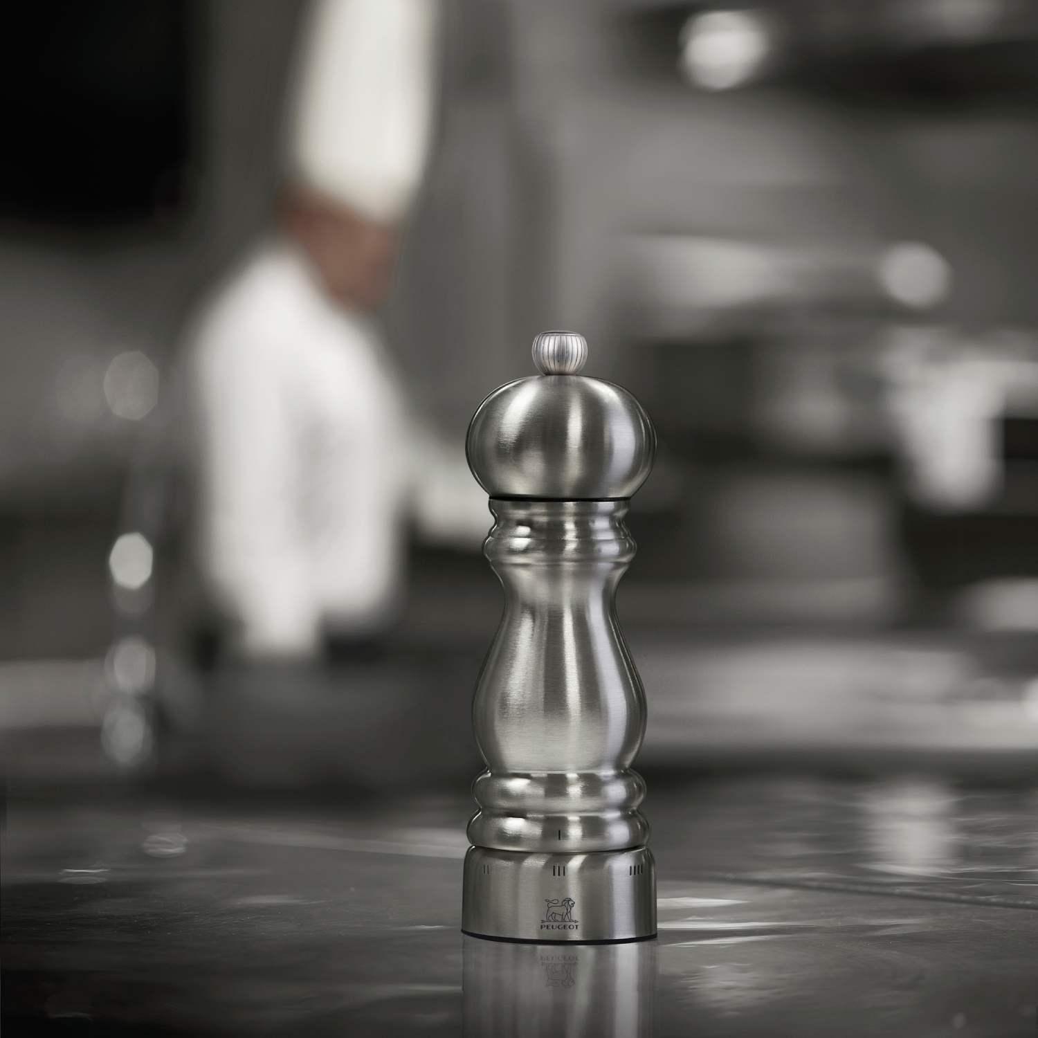 Nerezový mlýnek na sůl Paris Chef u’Select Zirlion, 18 cm