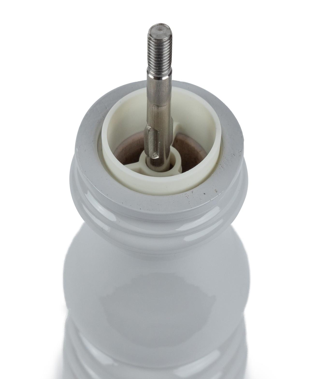 Dřevěný mlýnek ParisRama na sůl u’Select Zirlion, 18 cm, perleťově šedá