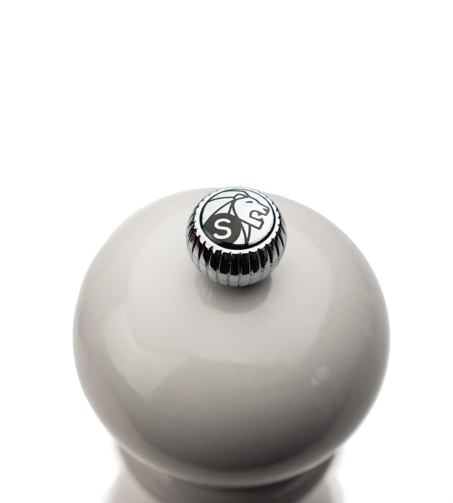 Dřevěný mlýnek ParisRama na sůl u’Select Zirlion, 18 cm, perleťově šedá