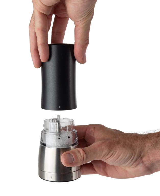 Elektrický mlýnek na sůl s osvětlením Daman u´Select Zirlion, 16 cm