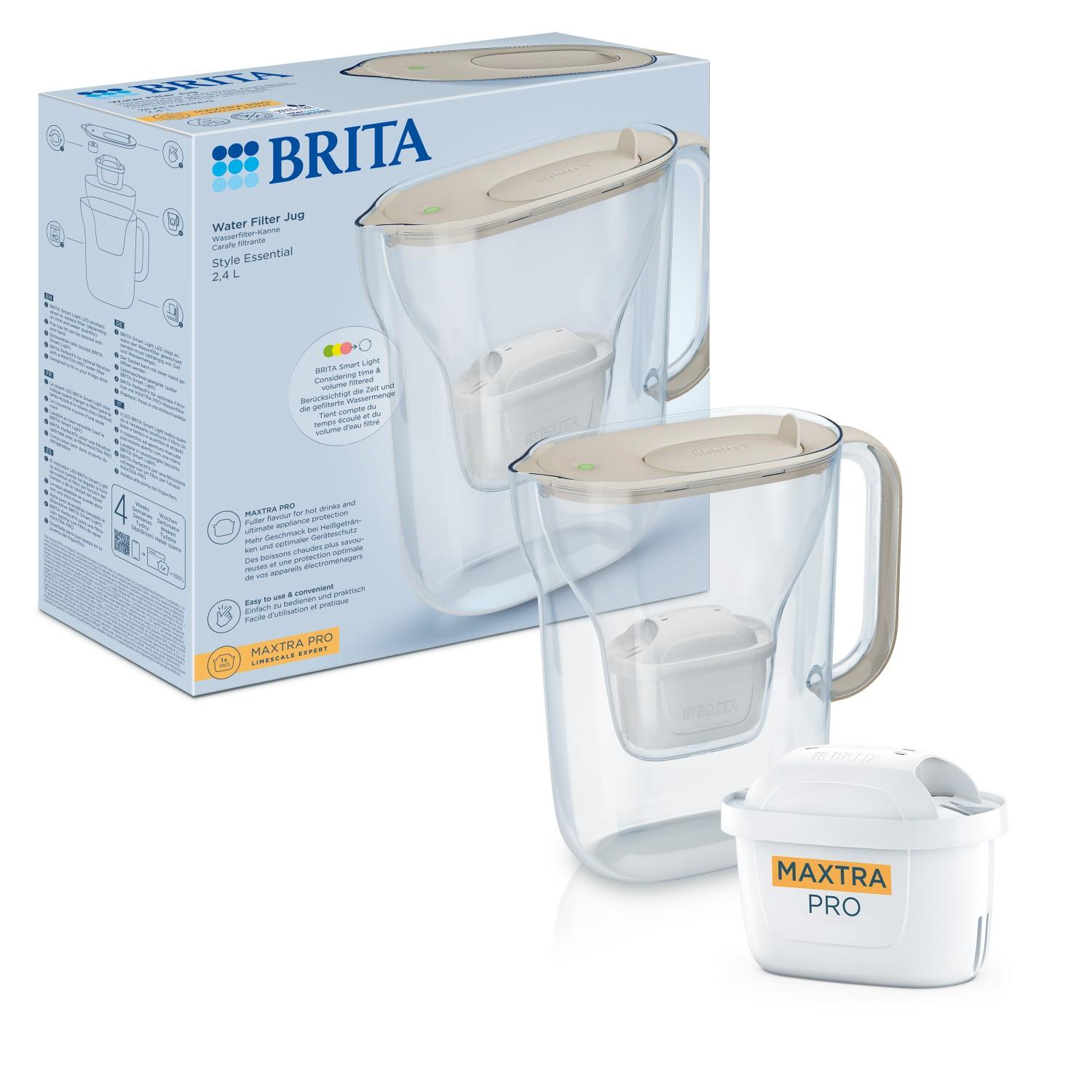 Filtrační konvice Style Essential s filtrem Maxtra Hard Water Expert, 2, 4 l, písková