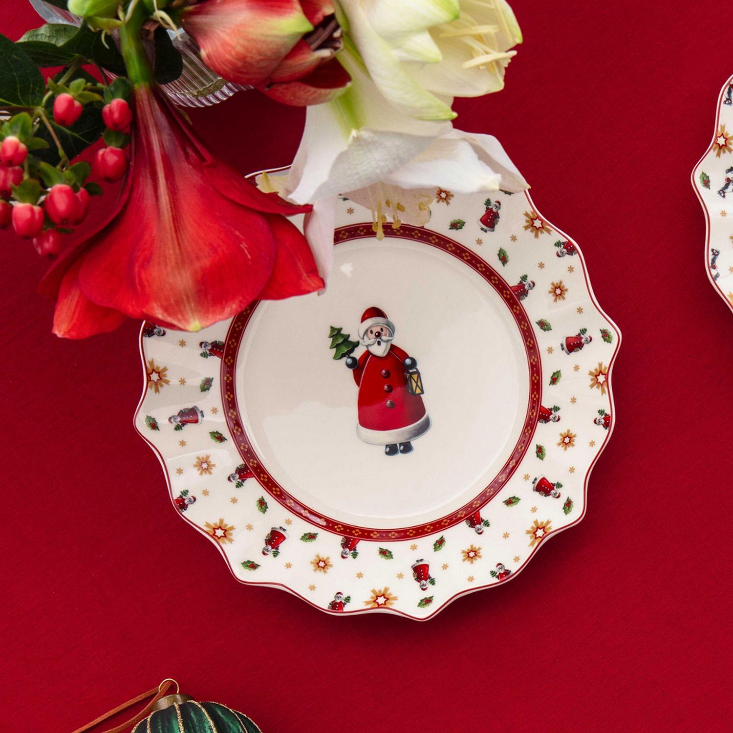 Sada vánočního porcelánu Toy’s Delight, Santa, 6 ks