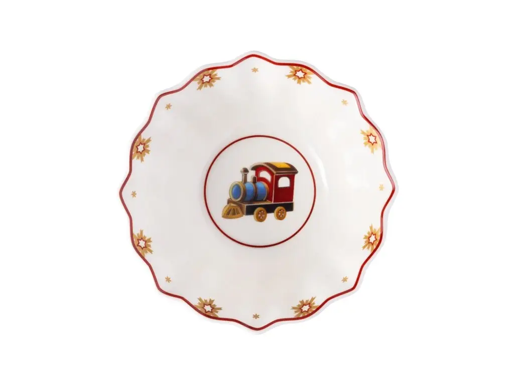 Sada vánočního porcelánu Toy’s Delight, Lokomotiva, 6 ks