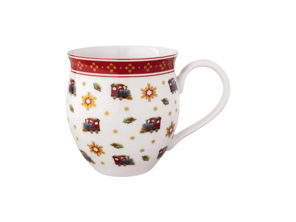 Sada vánočního porcelánu Toy’s Delight, Lokomotiva, 6 ks